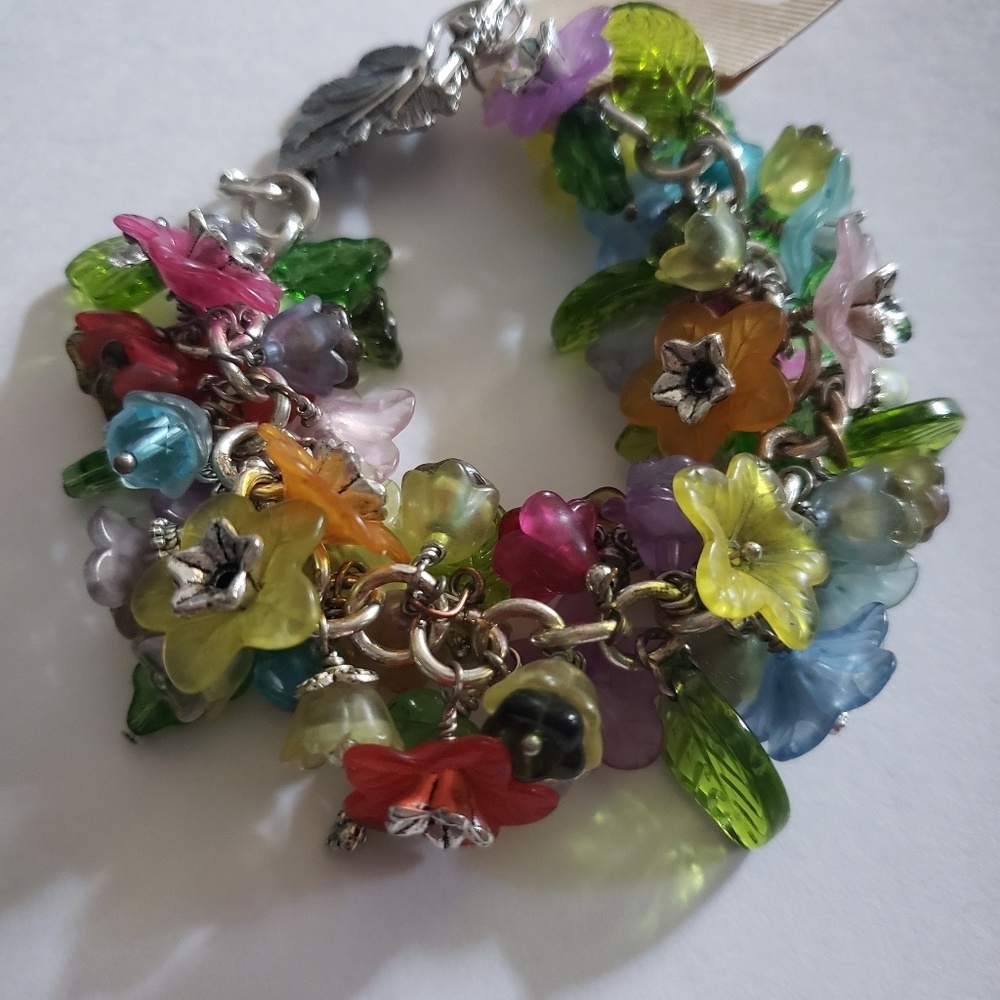 Handmade flower bracelets